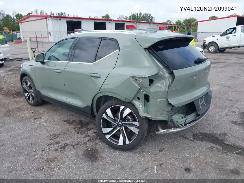 2023 Volvo Xc40 B5 Plus Bright Theme VIN: YV4L12UN2P2099041 Lot: 42614962