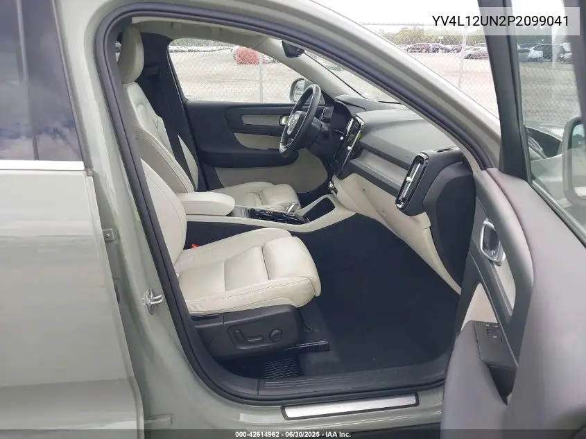 2023 Volvo Xc40 B5 Plus Bright Theme VIN: YV4L12UN2P2099041 Lot: 42614962