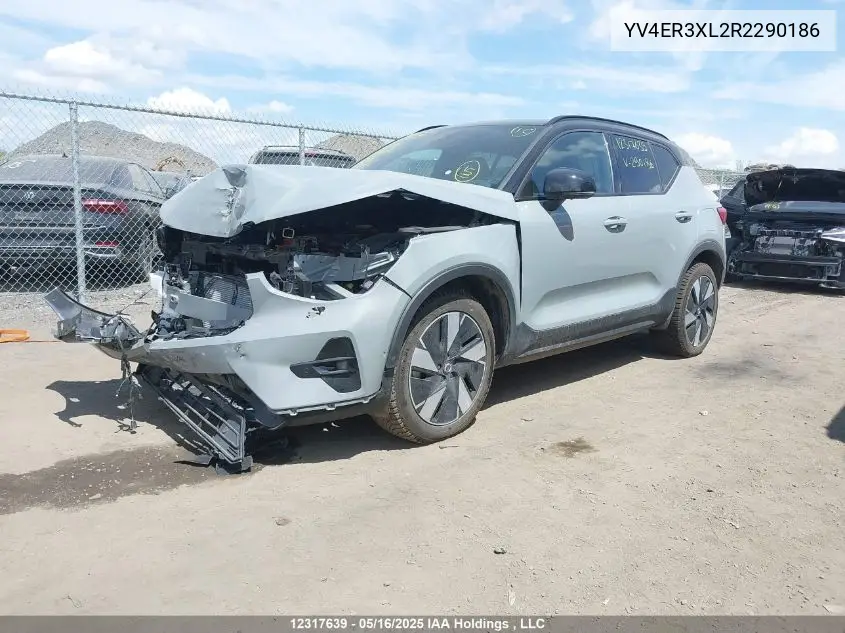 2024 Volvo Xc40 VIN: YV4ER3XL2R2290186 Lot: 12317639