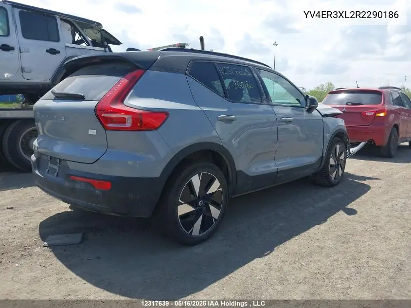 2024 Volvo Xc40 VIN: YV4ER3XL2R2290186 Lot: 12317639