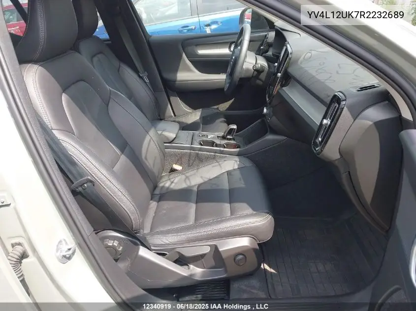 2024 Volvo Xc40 Core VIN: YV4L12UK7R2232689 Lot: 12340919