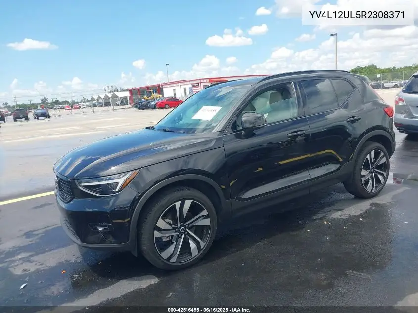 2024 Volvo Xc40 B5 Plus Dark Theme VIN: YV4L12UL5R2308371 Lot: 42516455