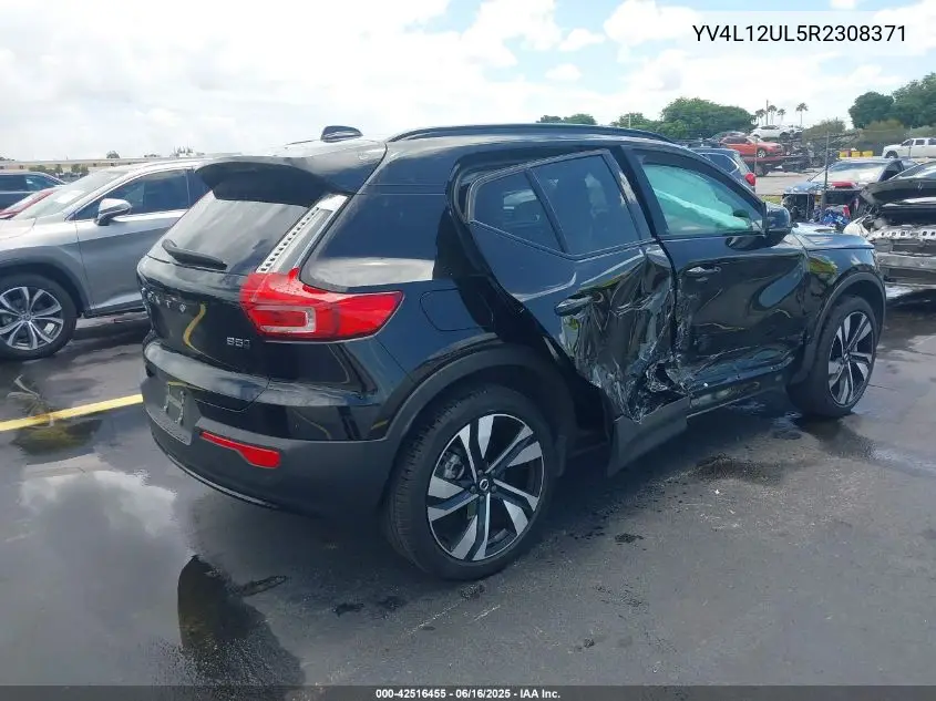 2024 Volvo Xc40 B5 Plus Dark Theme VIN: YV4L12UL5R2308371 Lot: 42516455