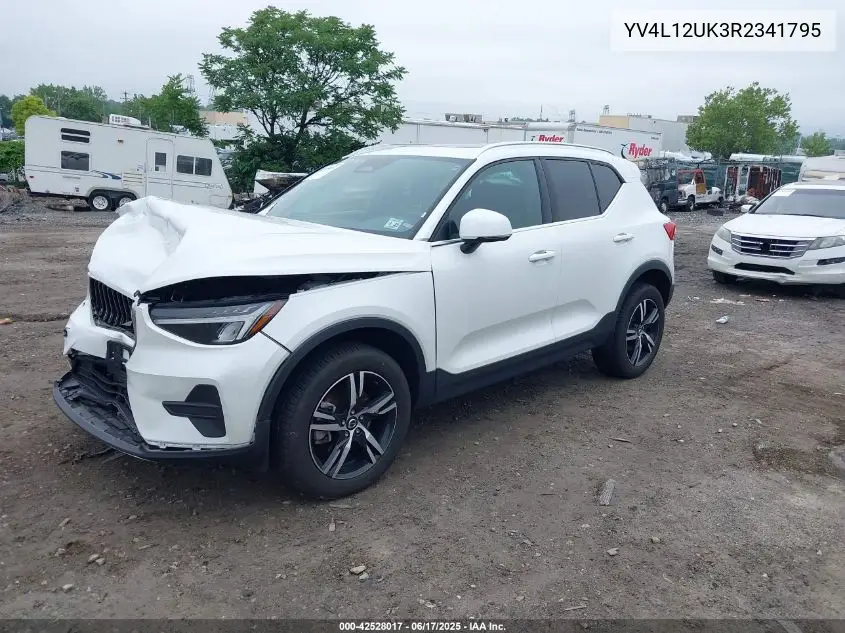 2024 Volvo Xc40 B5 Core Bright Theme/B5 Core Dark Theme VIN: YV4L12UK3R2341795 Lot: 42528017