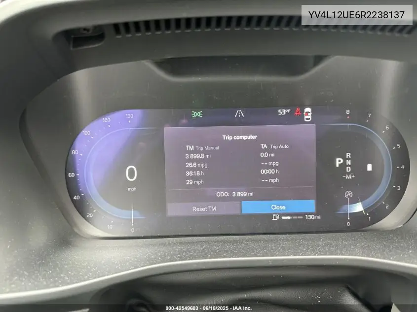 2024 Volvo Xc40 B5 Plus Bright Theme VIN: YV4L12UE6R2238137 Lot: 42549683