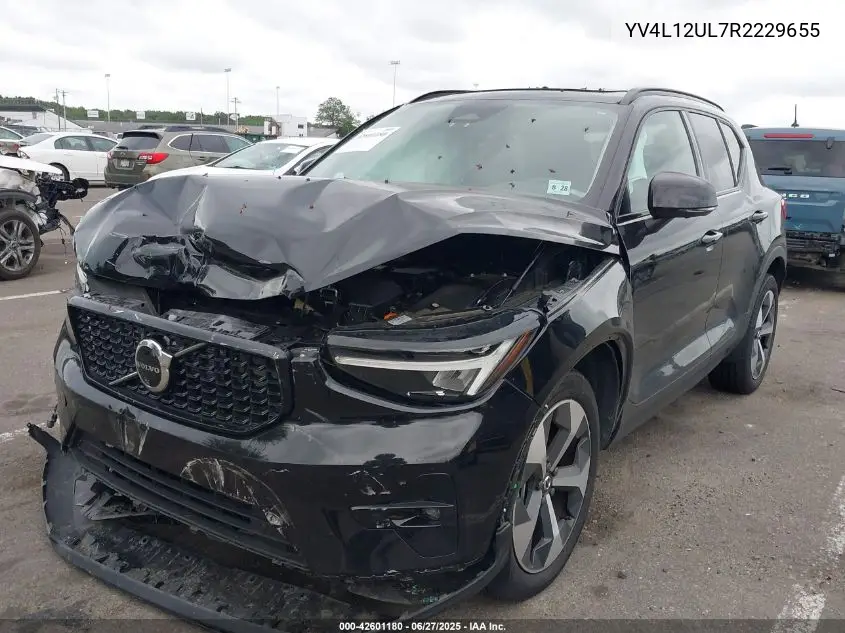 2024 Volvo Xc40 B5 Plus Dark Theme VIN: YV4L12UL7R2229655 Lot: 42601180