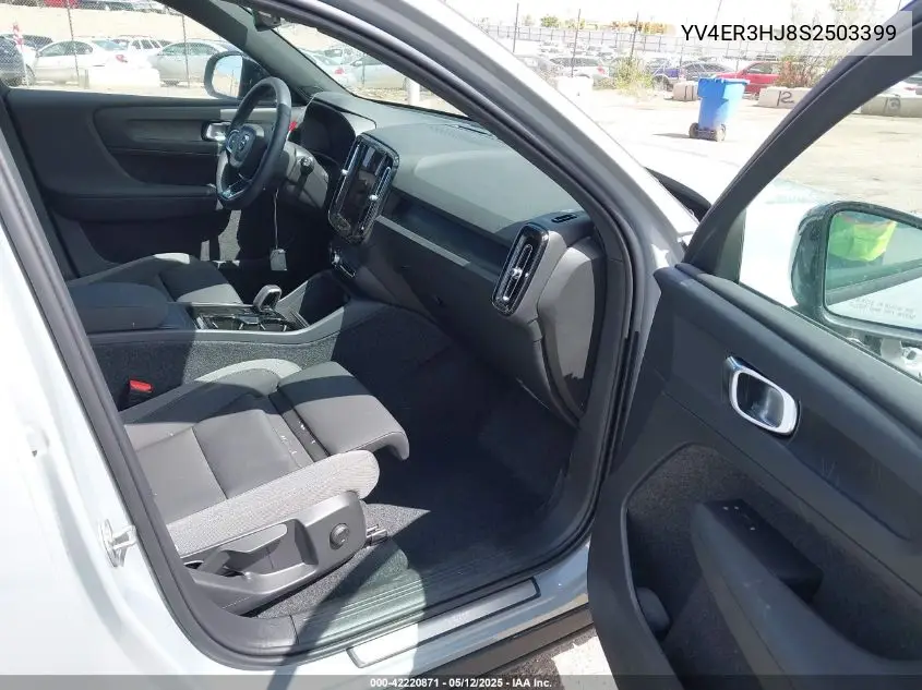 2025 Volvo Ex40 Twin Motor Core VIN: YV4ER3HJ8S2503399 Lot: 42220871