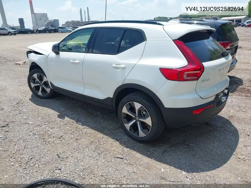 2025 Volvo Xc40 B5 Plus Dark Theme VIN: YV4L12UC9S2582694 Lot: 42596916