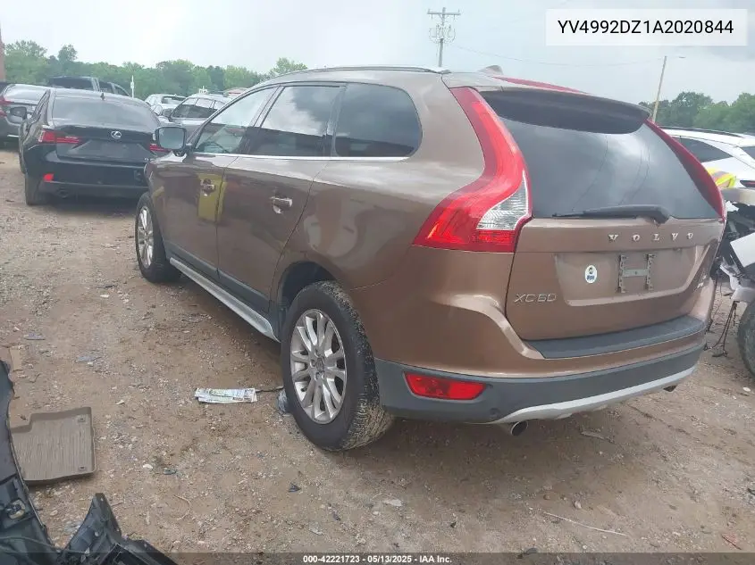 2010 Volvo Xc60 T6/T6 R-Design VIN: YV4992DZ1A2020844 Lot: 42221723