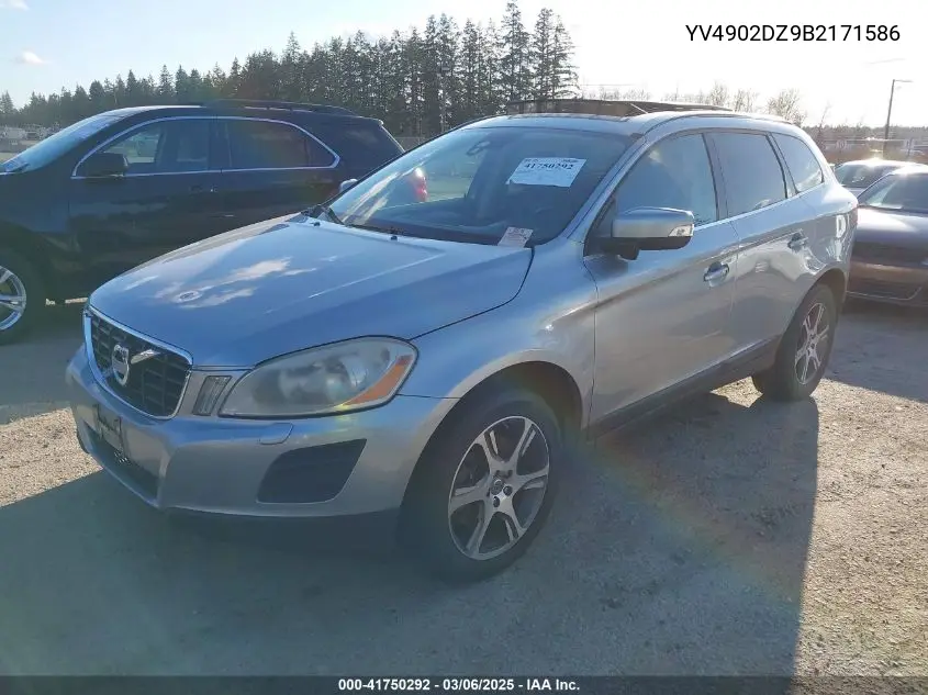 2011 Volvo Xc60 T6/T6 R-Design VIN: YV4902DZ9B2171586 Lot: 41750292