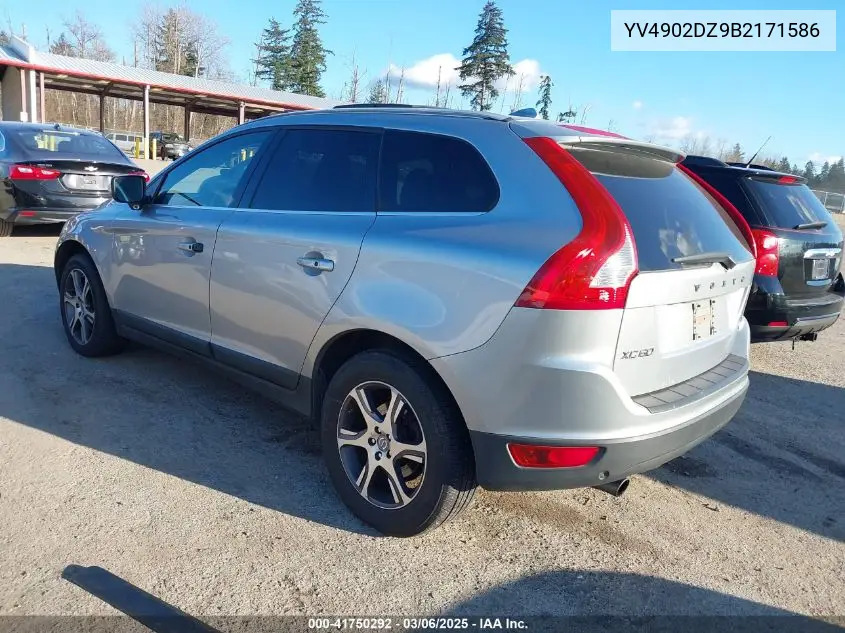2011 Volvo Xc60 T6/T6 R-Design VIN: YV4902DZ9B2171586 Lot: 41750292