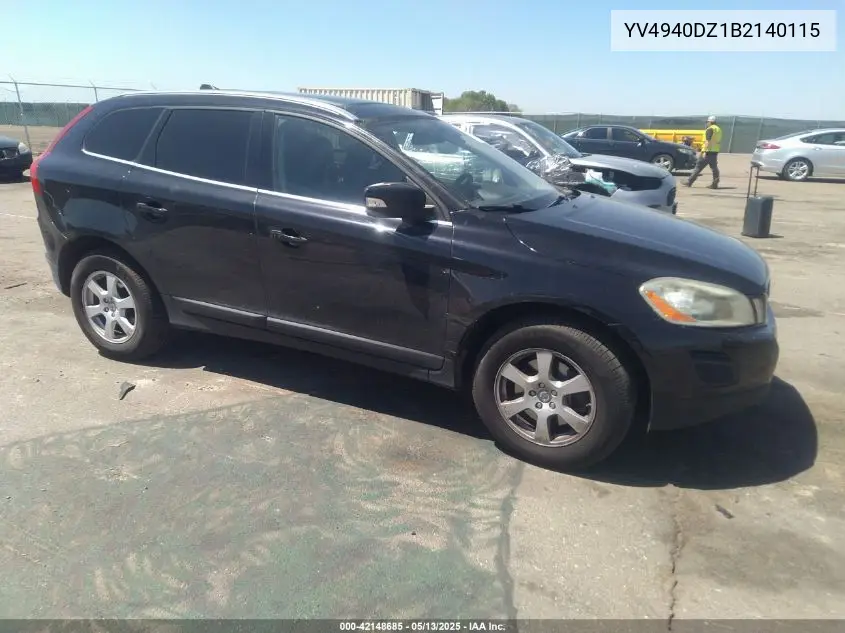 2011 Volvo Xc60 3.2/3.2 R-Design VIN: YV4940DZ1B2140115 Lot: 42148685