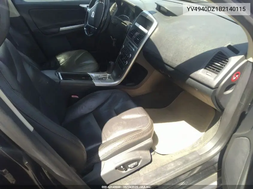 2011 Volvo Xc60 3.2/3.2 R-Design VIN: YV4940DZ1B2140115 Lot: 42148685