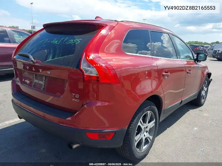 2011 Volvo Xc60 T6/T6 R-Design VIN: YV4902DZ8B2165553 Lot: 42209097