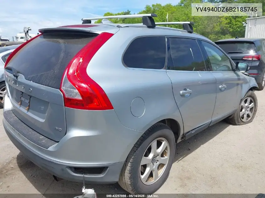 2011 Volvo Xc60 3.2 VIN: YV4940DZ6B2185745 Lot: 42257898