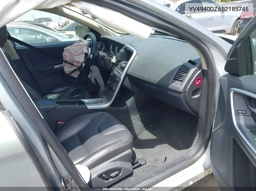2011 Volvo Xc60 3.2 VIN: YV4940DZ6B2185745 Lot: 42257898