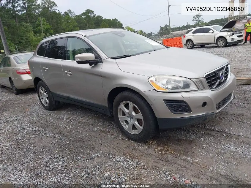 2012 Volvo Xc60 3.2/3.2 Platinum/3.2 Premier/3.2 Premier Plus VIN: YV4952DL1C2346850 Lot: 42209848