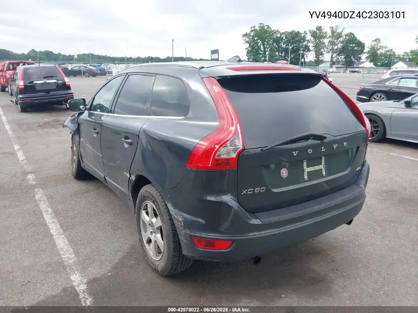 2012 Volvo Xc60 3.2/3.2 Platinum/3.2 Premier/3.2 Premier Plus VIN: YV4940DZ4C2303101 Lot: 42578022