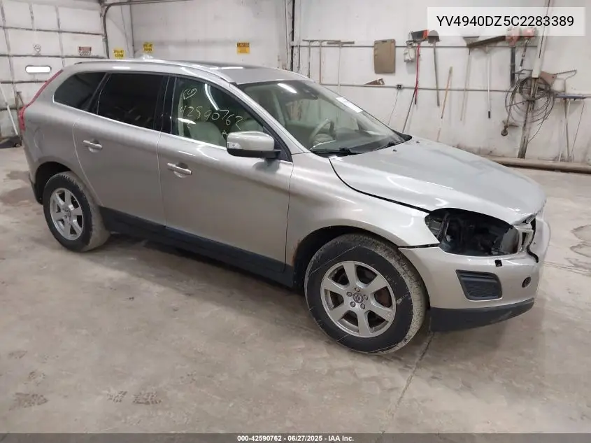 2012 Volvo Xc60 3.2 Premier VIN: YV4940DZ5C2283389 Lot: 42590762