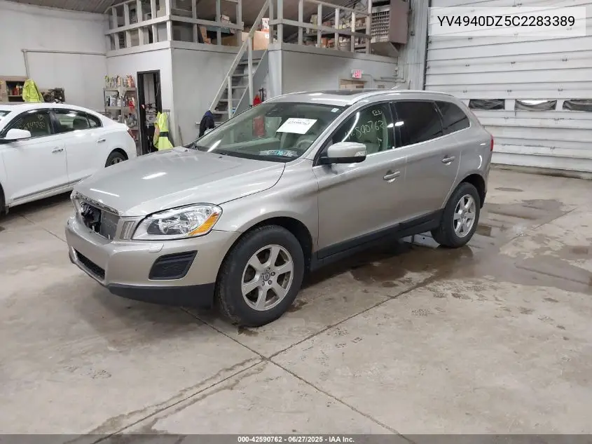 2012 Volvo Xc60 3.2 Premier VIN: YV4940DZ5C2283389 Lot: 42590762
