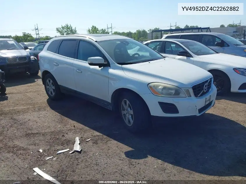 2012 Volvo Xc60 3.2 Platinum/3.2 Premier/3.2 Premier Plus/3.2L VIN: YV4952DZ4C2262882 Lot: 42592602