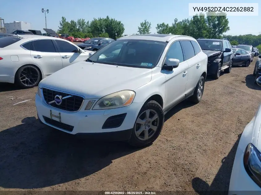 2012 Volvo Xc60 3.2 Platinum/3.2 Premier/3.2 Premier Plus/3.2L VIN: YV4952DZ4C2262882 Lot: 42592602