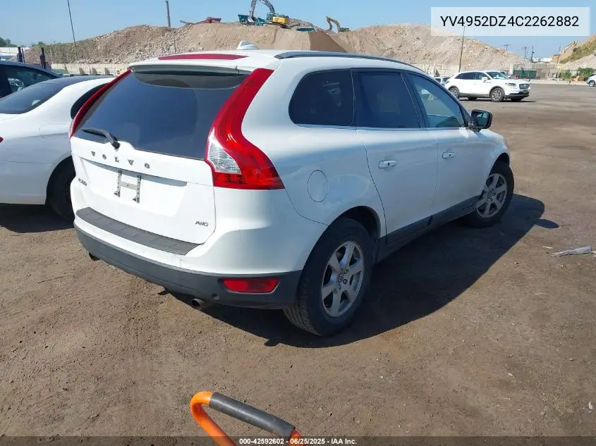 2012 Volvo Xc60 3.2 Platinum/3.2 Premier/3.2 Premier Plus/3.2L VIN: YV4952DZ4C2262882 Lot: 42592602
