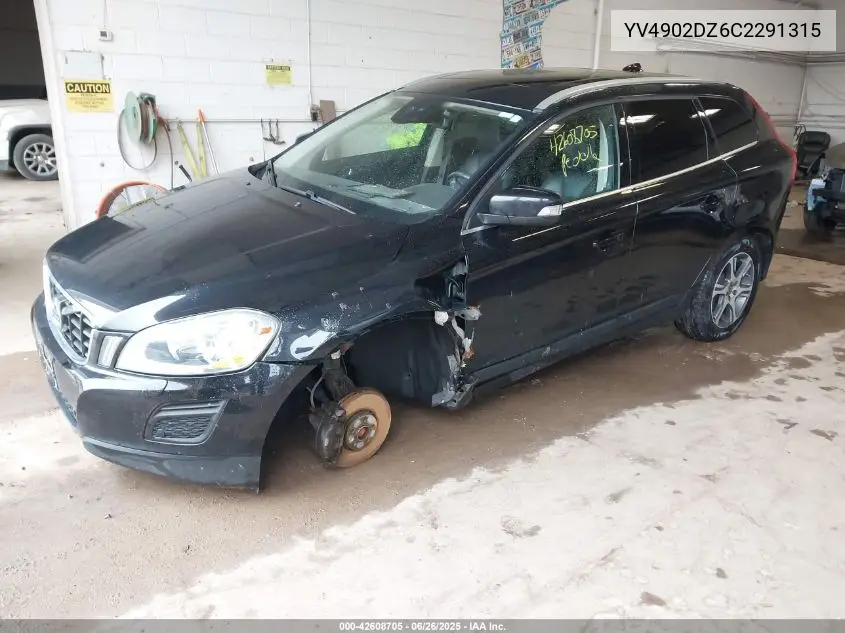 2012 Volvo Xc60 T6 R-Design VIN: YV4902DZ6C2291315 Lot: 42608705