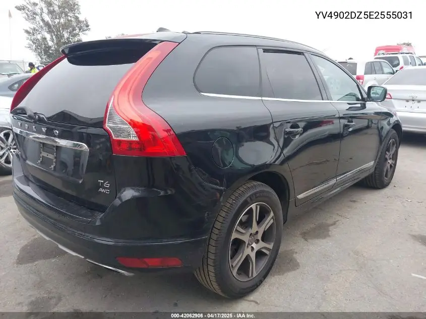2014 Volvo Xc60 T6 R-Design VIN: YV4902DZ5E2555031 Lot: 42062906