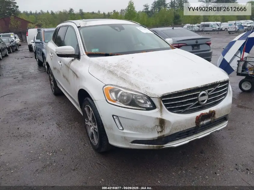 2015 Volvo Xc60 T6 Premier Plus VIN: YV4902RC8F2612666 Lot: 42193877