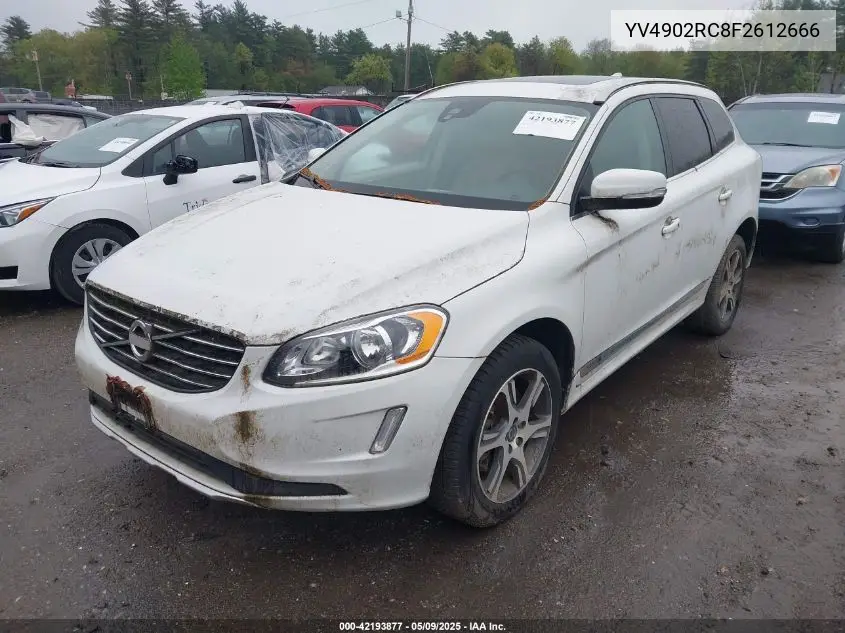 2015 Volvo Xc60 T6 Premier Plus VIN: YV4902RC8F2612666 Lot: 42193877
