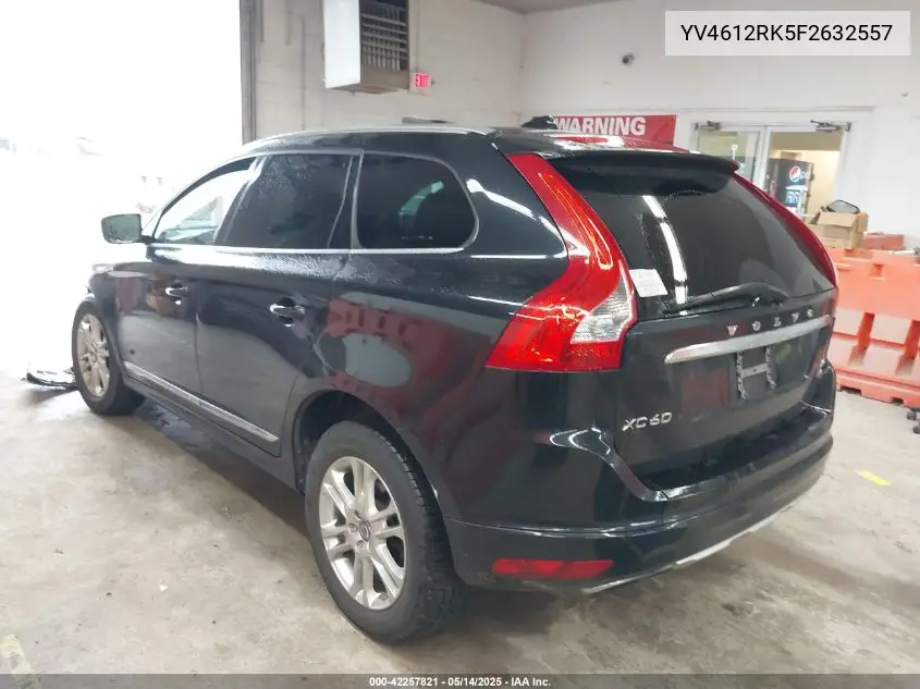 2015 Volvo Xc60 T5/T5 Premier VIN: YV4612RK5F2632557 Lot: 42257821