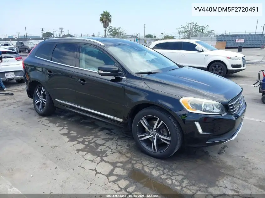 2015 Volvo Xc60 T5 Platinum VIN: YV440MDM5F2720491 Lot: 42583318