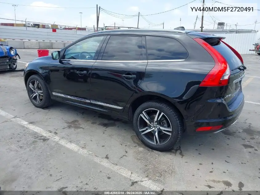 2015 Volvo Xc60 T5 Platinum VIN: YV440MDM5F2720491 Lot: 42583318
