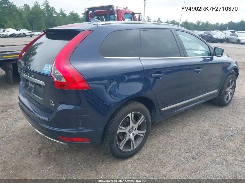 2015 Volvo Xc60 T6 VIN: YV4902RK7F2710370 Lot: 42672673