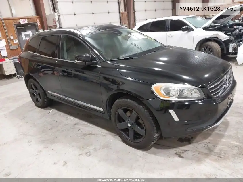 2016 Volvo Xc60 T5 Premier VIN: YV4612RK1G2801460 Lot: 42220582