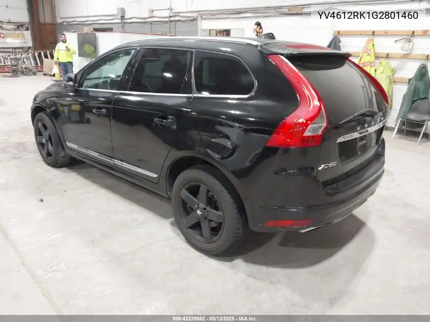 2016 Volvo Xc60 T5 Premier VIN: YV4612RK1G2801460 Lot: 42220582