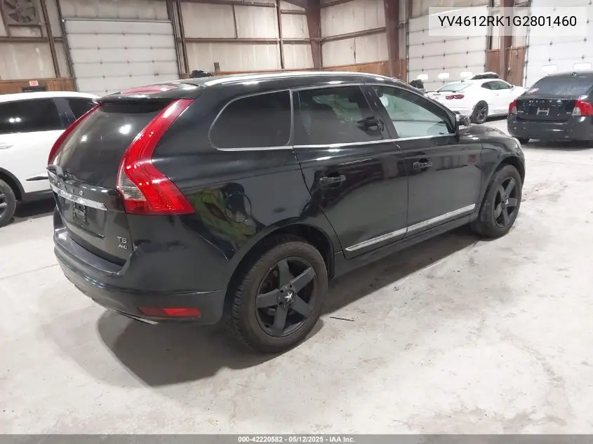 2016 Volvo Xc60 T5 Premier VIN: YV4612RK1G2801460 Lot: 42220582