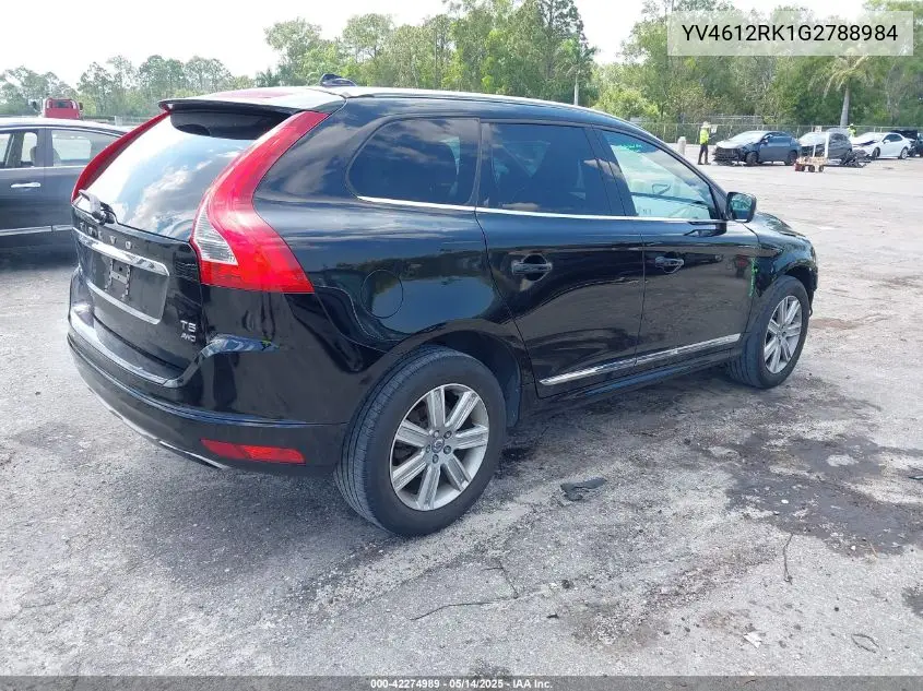 2016 Volvo Xc60 T5 Premier VIN: YV4612RK1G2788984 Lot: 42274989