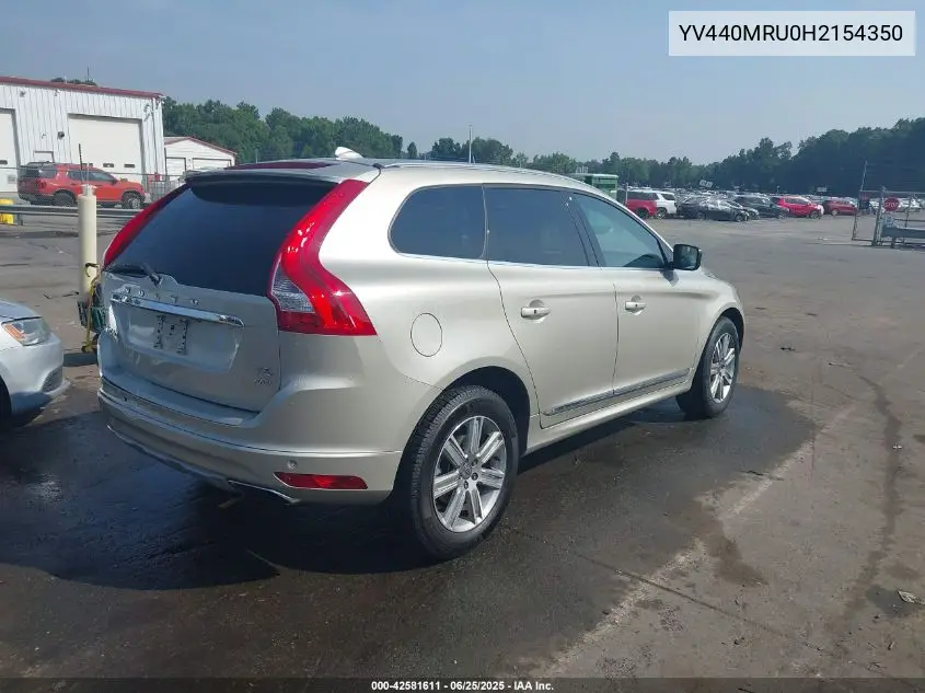2017 Volvo Xc60 T5 Inscription VIN: YV440MRU0H2154350 Lot: 42581611