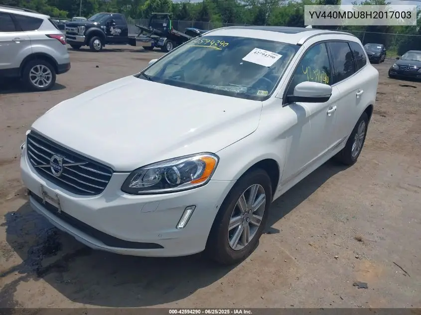 2017 Volvo Xc60 T5 Inscription VIN: YV440MDU8H2017003 Lot: 42594290