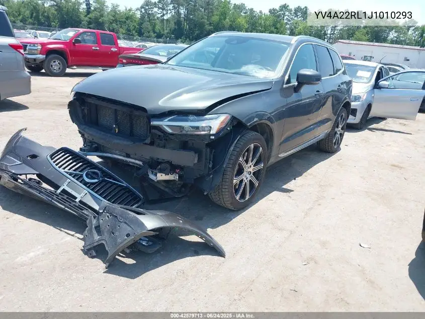 2018 Volvo Xc60 T6 Inscription VIN: YV4A22RL1J1010293 Lot: 42579713
