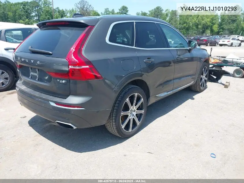 2018 Volvo Xc60 T6 Inscription VIN: YV4A22RL1J1010293 Lot: 42579713