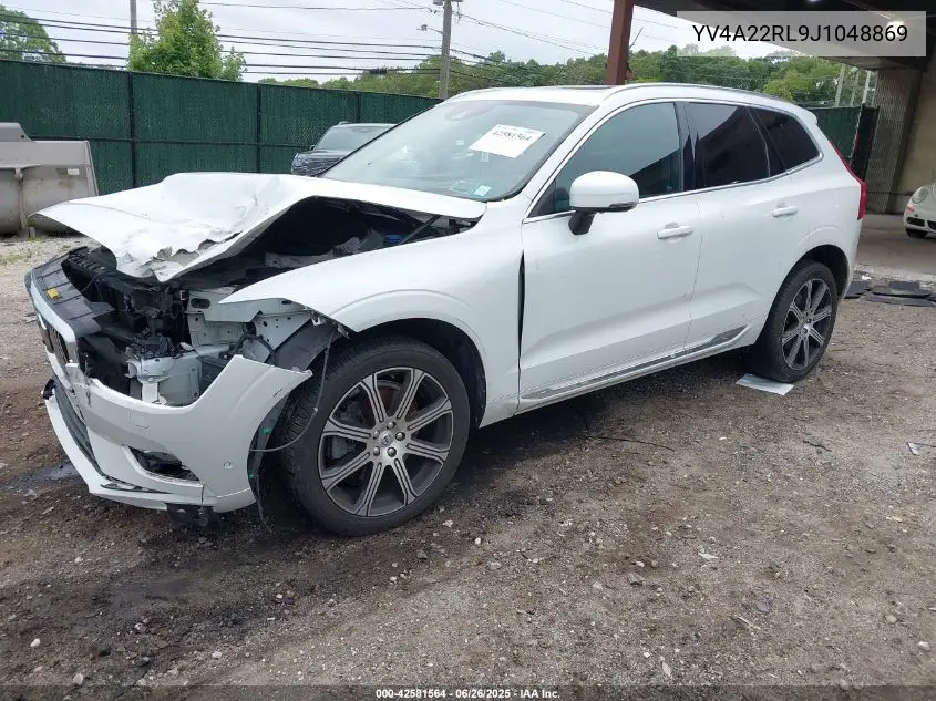 2018 Volvo Xc60 T6 Inscription VIN: YV4A22RL9J1048869 Lot: 42581564