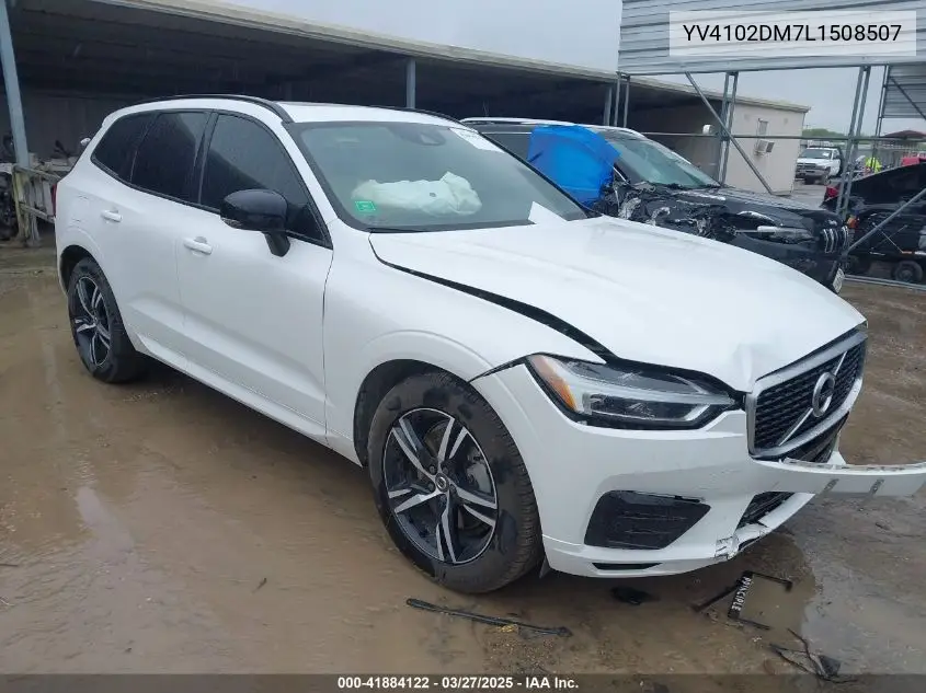 2020 Volvo Xc60 T5 R-Design VIN: YV4102DM7L1508507 Lot: 41884122