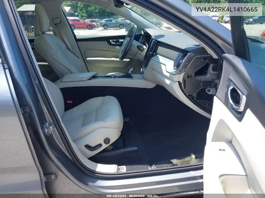 2020 Volvo Xc60 T6 Momentum VIN: YV4A22RK4L1410665 Lot: 42532293