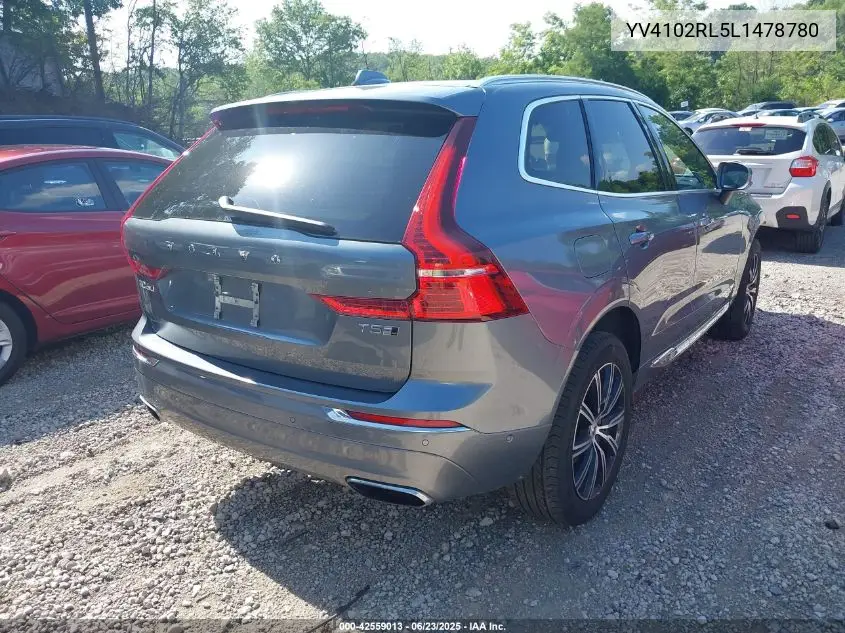 2020 Volvo Xc60 T5 Inscription VIN: YV4102RL5L1478780 Lot: 42559013