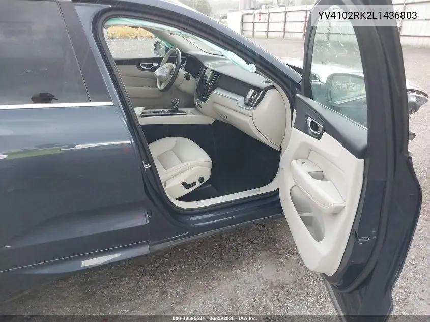 2020 Volvo Xc60 T5 Momentum VIN: YV4102RK2L1436803 Lot: 42595531