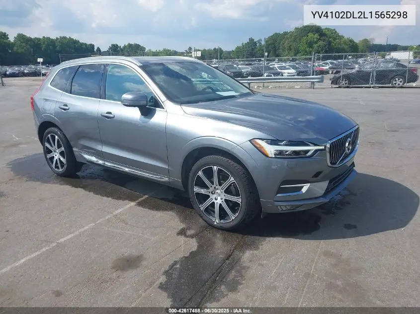 2020 Volvo Xc60 T5 Inscription VIN: YV4102DL2L1565298 Lot: 42617488