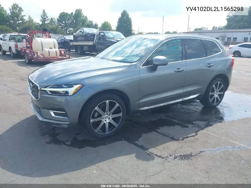 2020 Volvo Xc60 T5 Inscription VIN: YV4102DL2L1565298 Lot: 42617488
